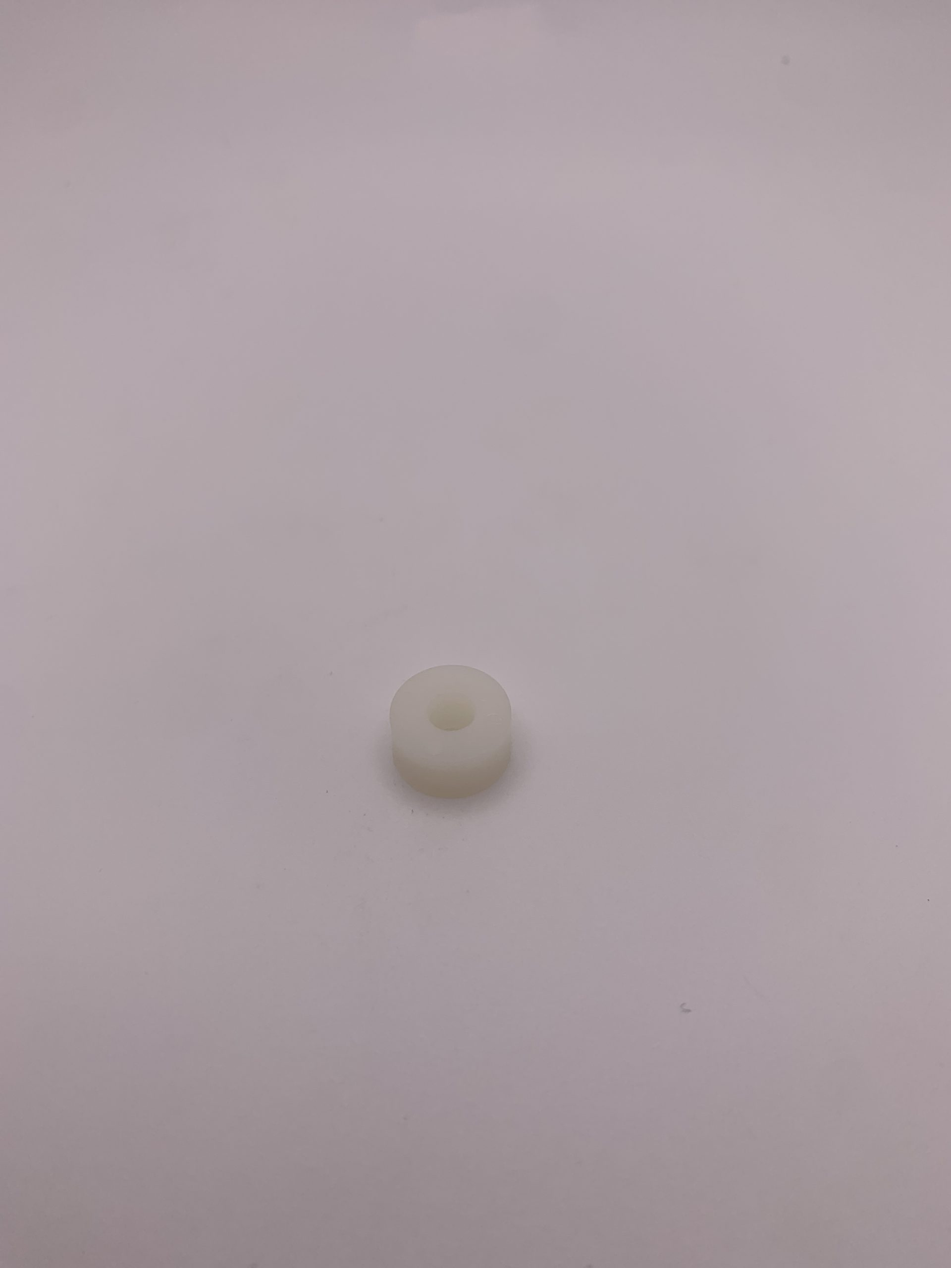 SPACER,1/2 in OD,1/4 in LONG,NYLON