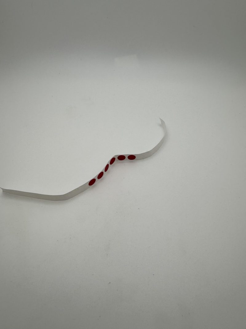 Label,Red,0.25in Diameter